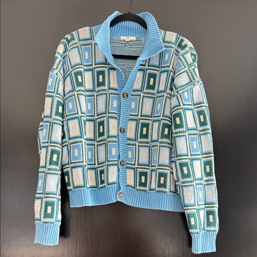 BP Multicolor Striped Knit Sweater
